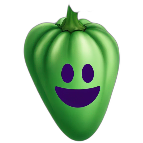 a green an purple flag with the eggplant emoji on it emoji