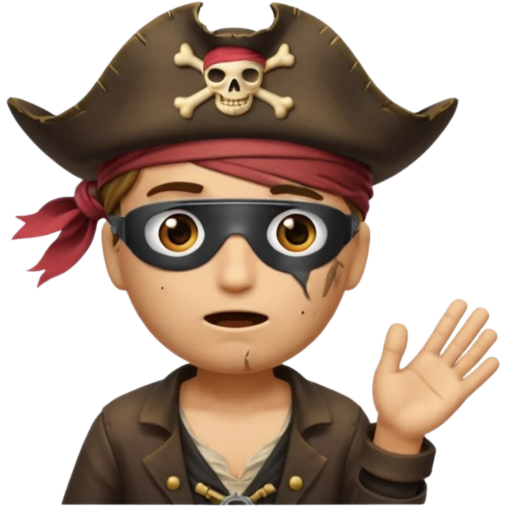 animated emoji for a player called prophet of doom I Dont Know shruging emote needs to be pirate themed and dark emoji