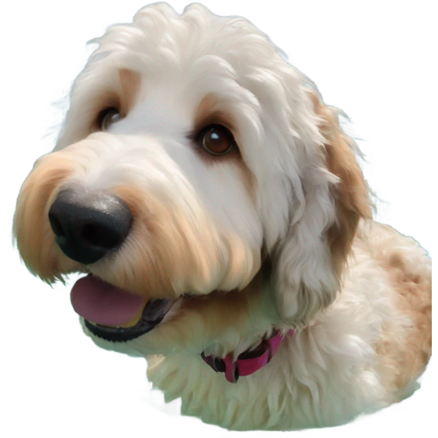 Bernedoodle swimming emoji