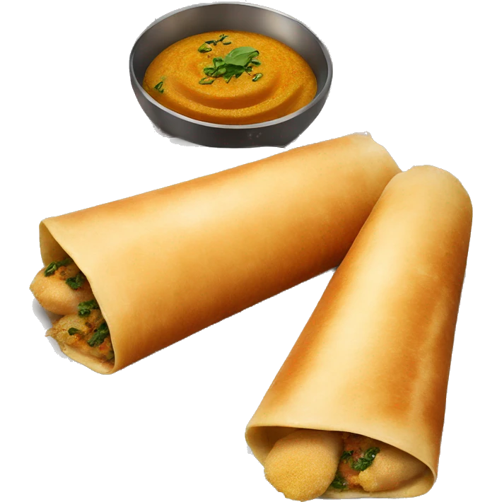 south Indian masala dosa emoji