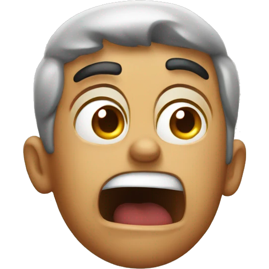 shocked face emoji