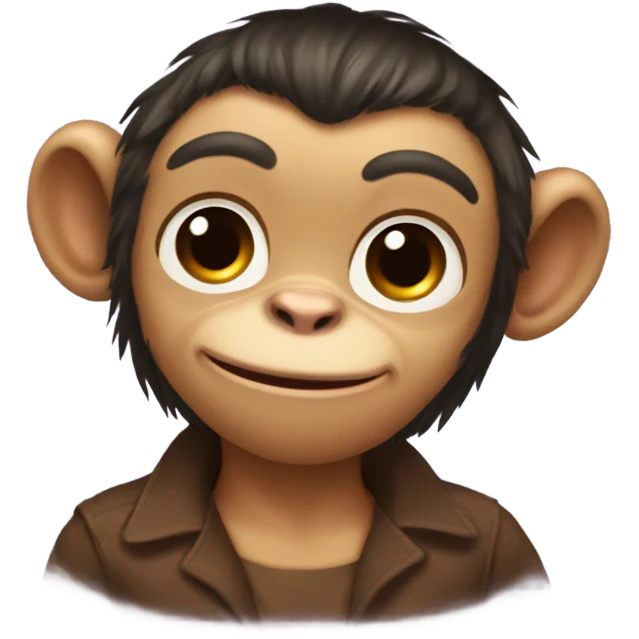 A gay little monkey emoji