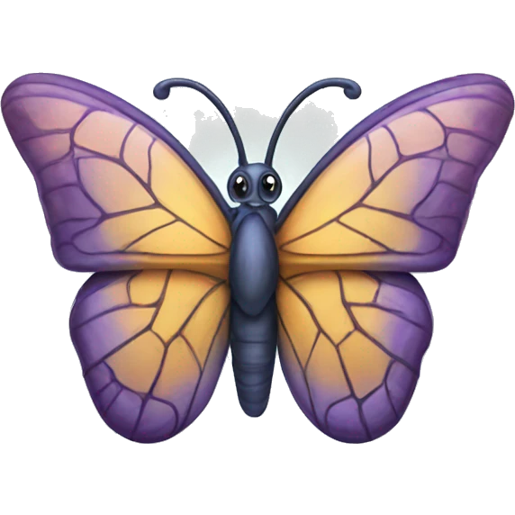 butterfly brain emoji