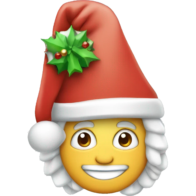 igloo xmas santa hat emoji
