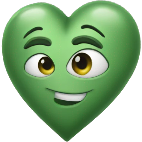 Heart growing emoji