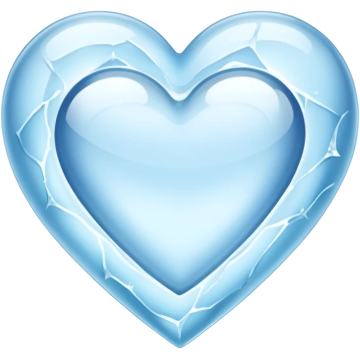 Cœur de glace emoji