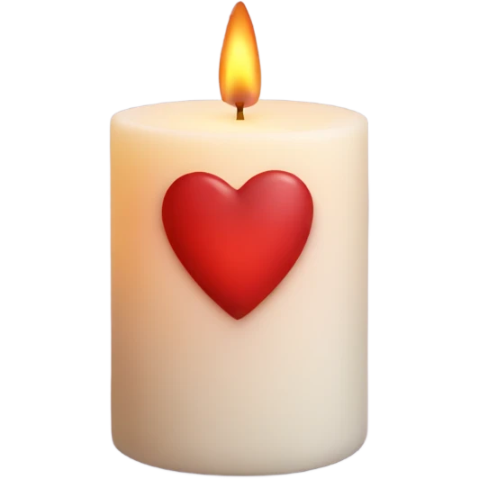 heart candle emoji