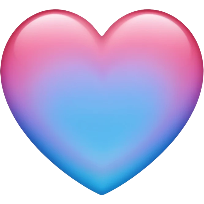 Blue-indigo-violet-purple-pink-gradients heart  emoji