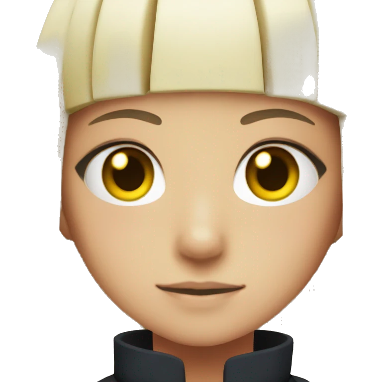 Girl in Naruto costume emoji