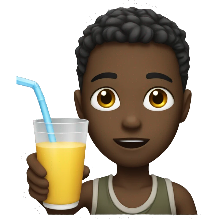 kid thirsty emoji