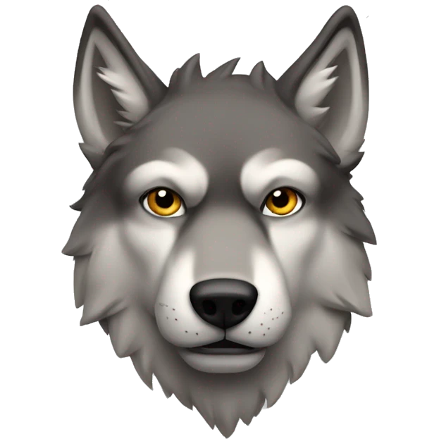 Loup musclé emoji