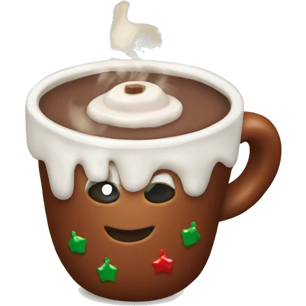 christmas hot cocoa  emoji