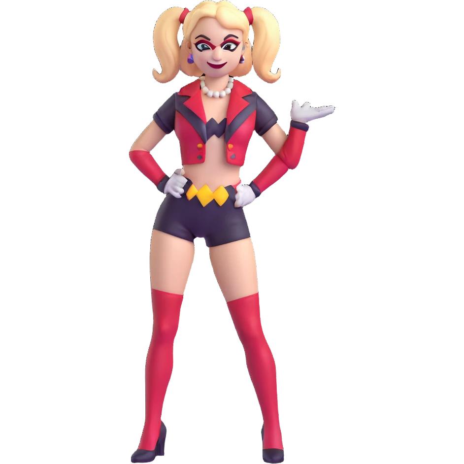 Harley Quinn from DC Comics emoji