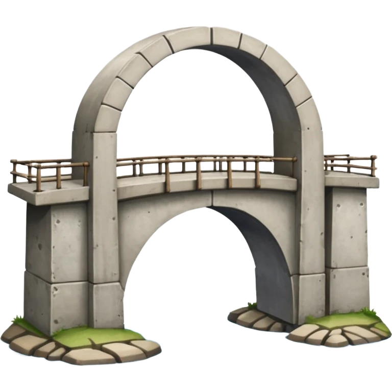 Bridge with two lands  emoji