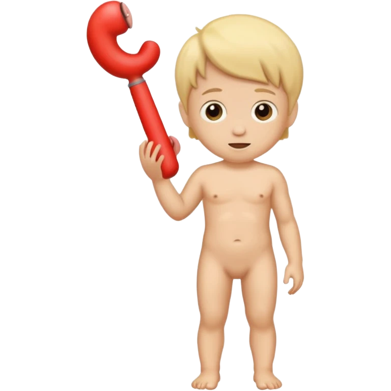 naked kid with penis emoji