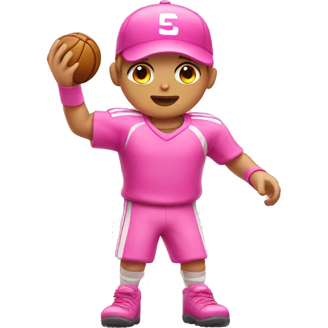 Pink game emoji