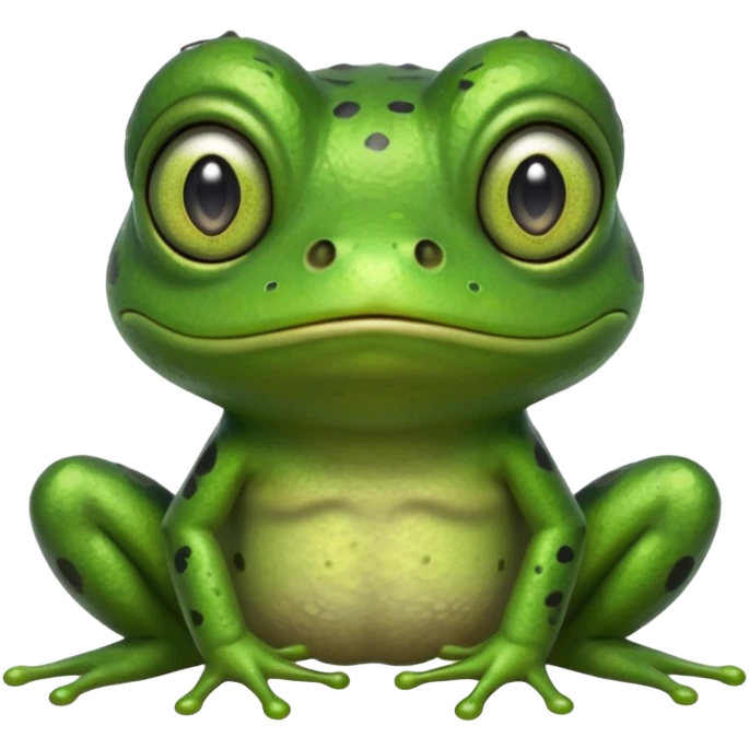 Frog with PTSD emoji
