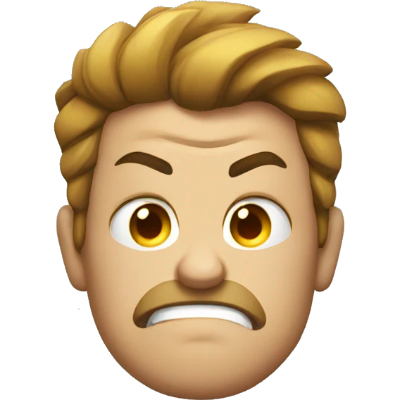 Super angry emoji