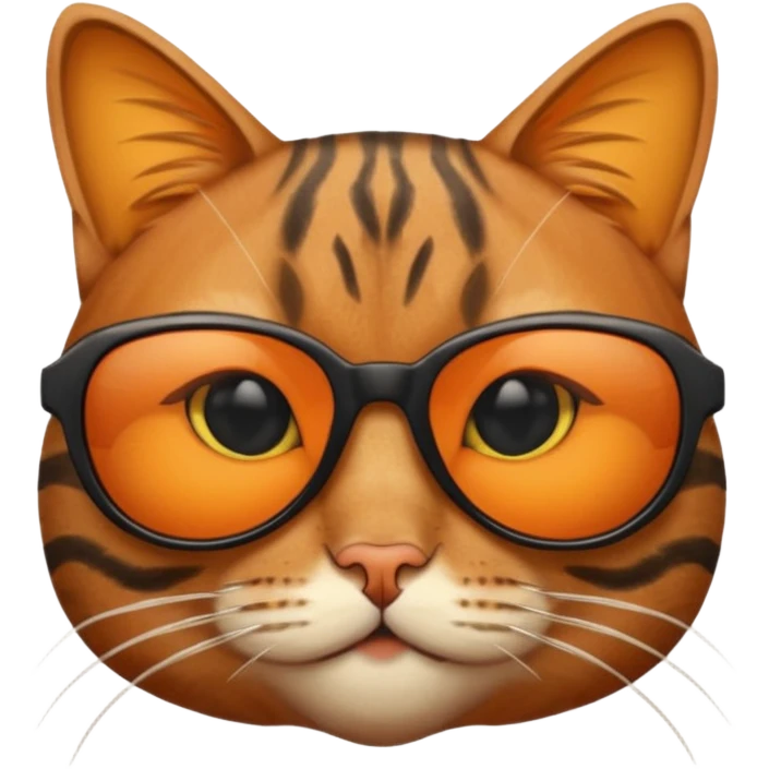 Cat wearing sunglasses emoji
