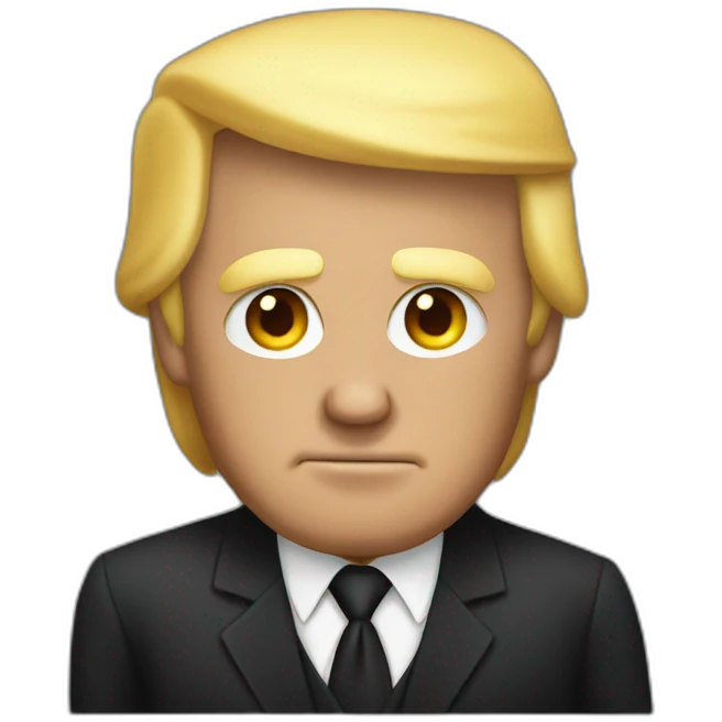 Donald Trump peau noir emoji