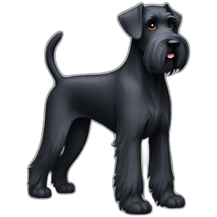 Giant Schnauzer Full Body emoji
