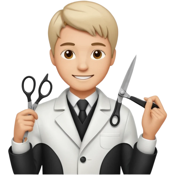 hairdresser man emoji