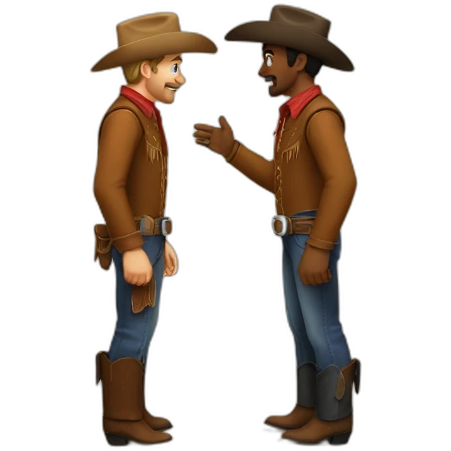 cowboy meeting emoji
