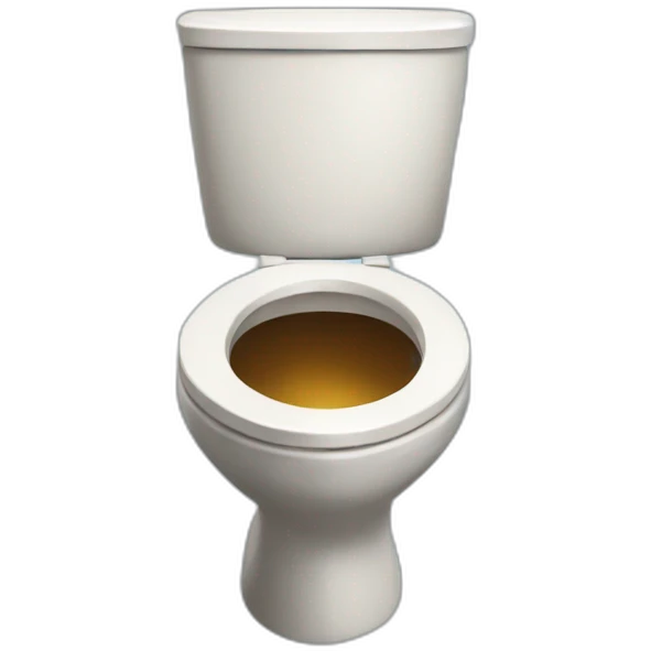 Cursed toilet emoji