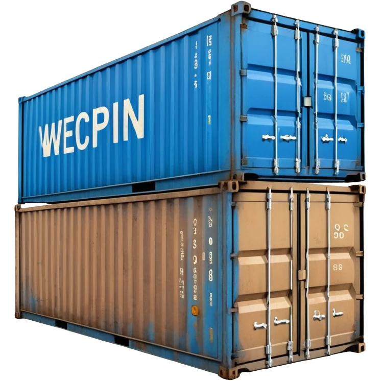 shipping cargo container emoji