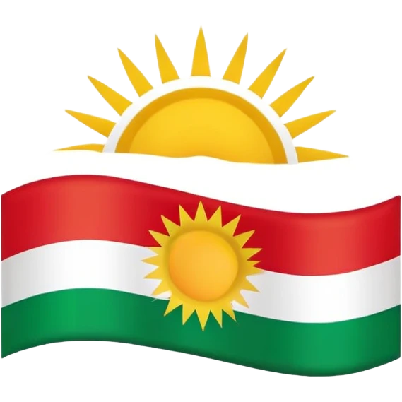 kurdistan flag emoji