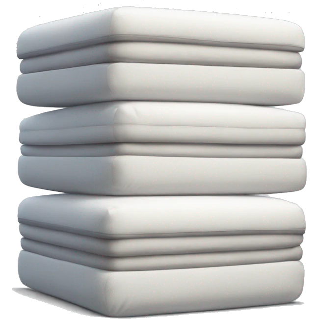 a stack of mattresses emoji