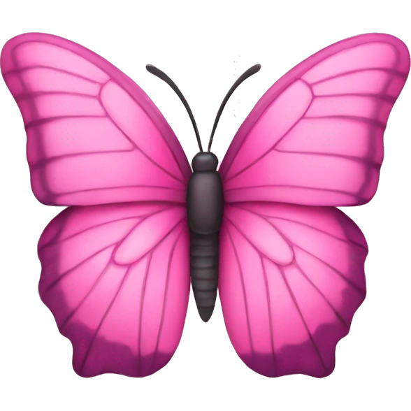 Pink butterfly  emoji