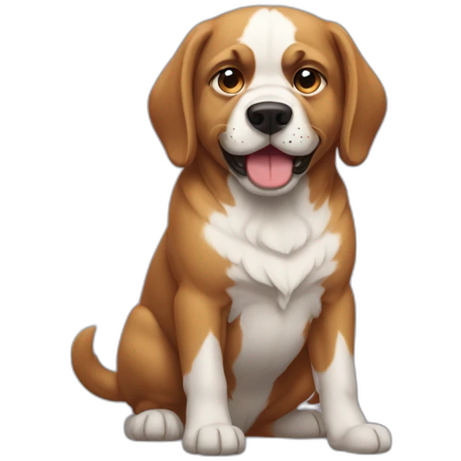 Very-strong-dog emoji