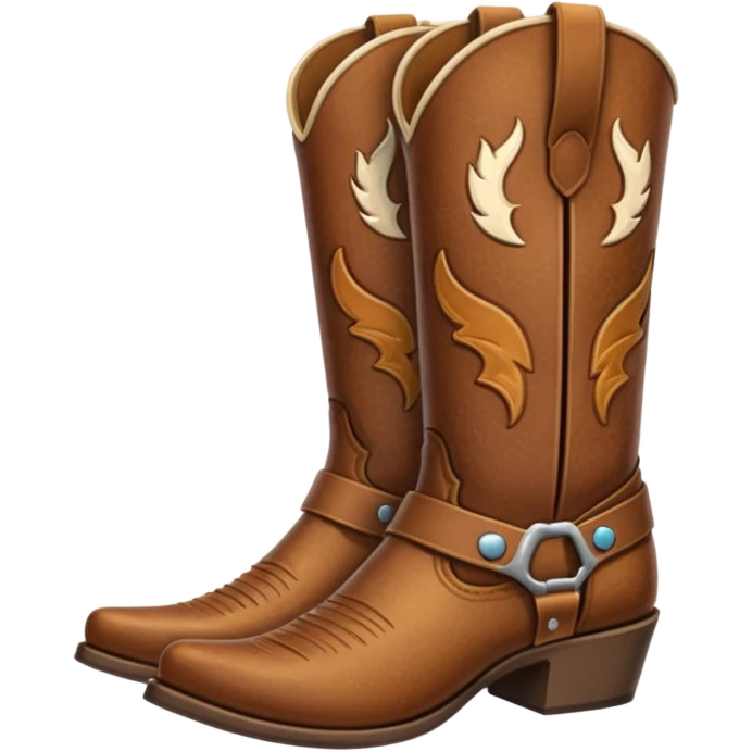 Cowboy boot emoji