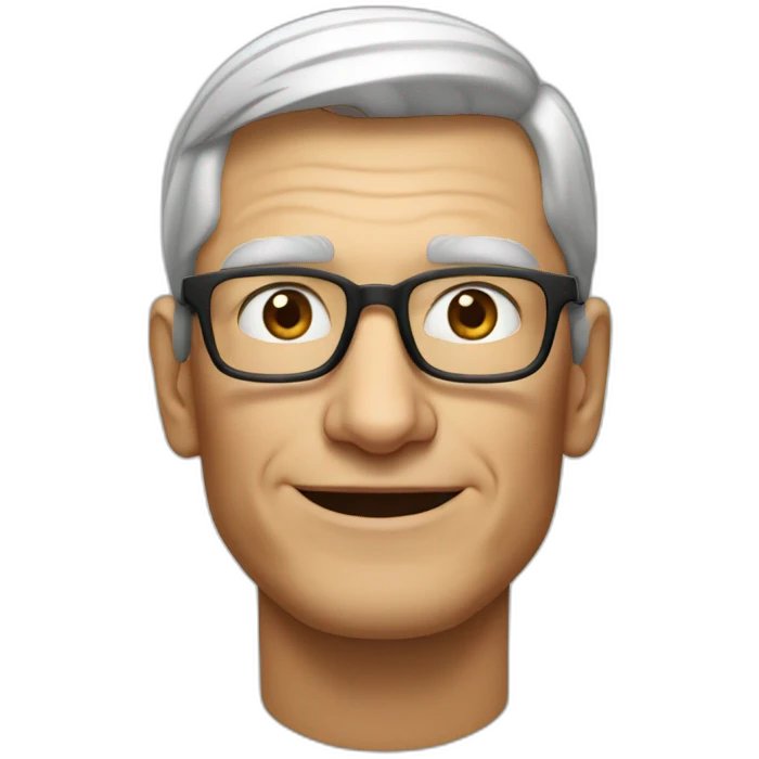tim cook face emoji
