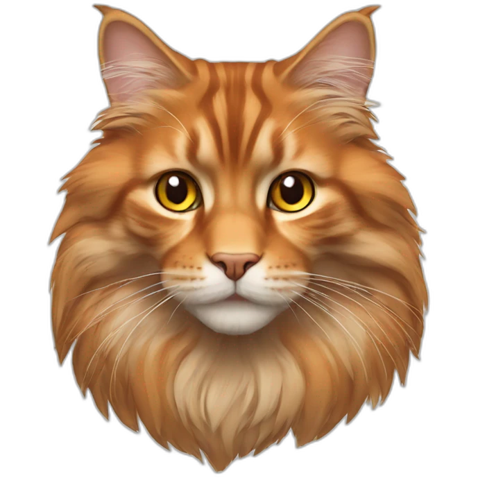orange main coon emoji