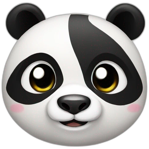 Cute panda emoji