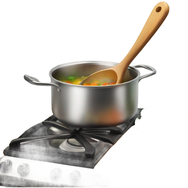 Stirring soup emoji
