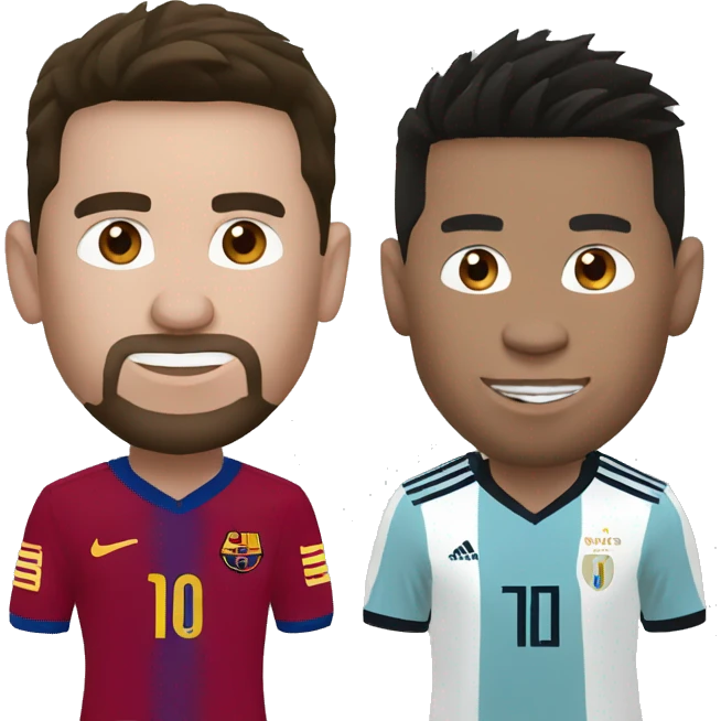messi vs ronaldo emoji