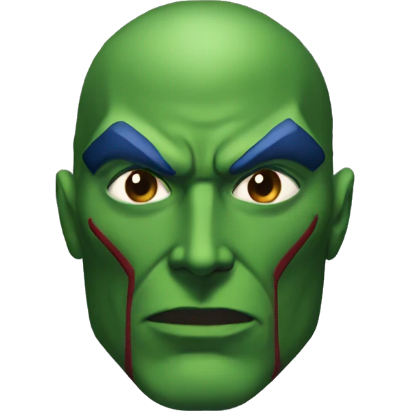 martian manhunter only face  emoji