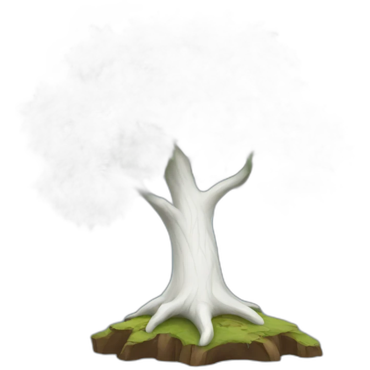 White tree emoji