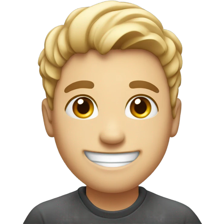 Thankful happy emoji