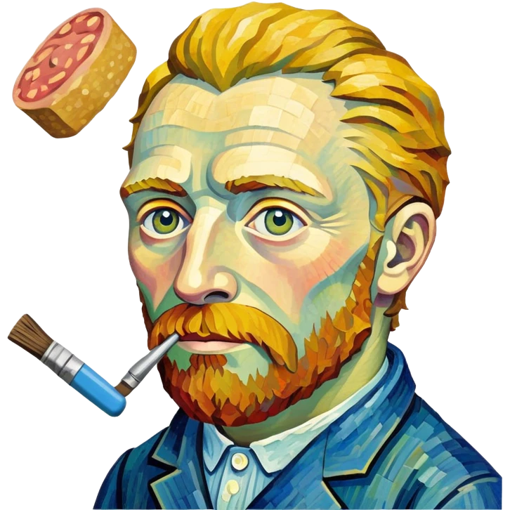 Van gogh spam art painting emoji
