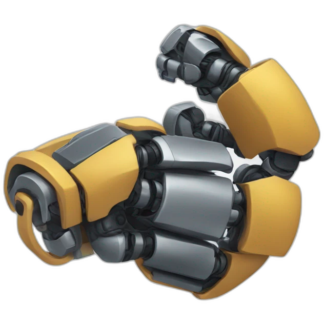 a robotic biceps emoji