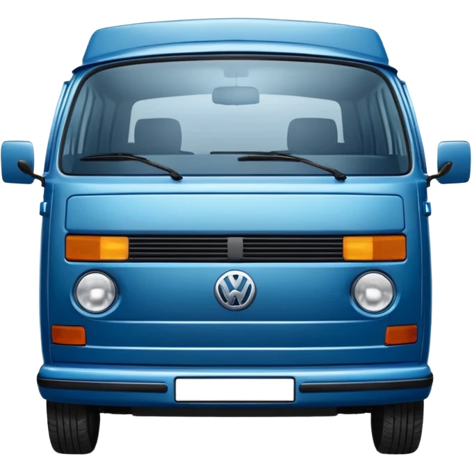 Blauer VW T4 emoji