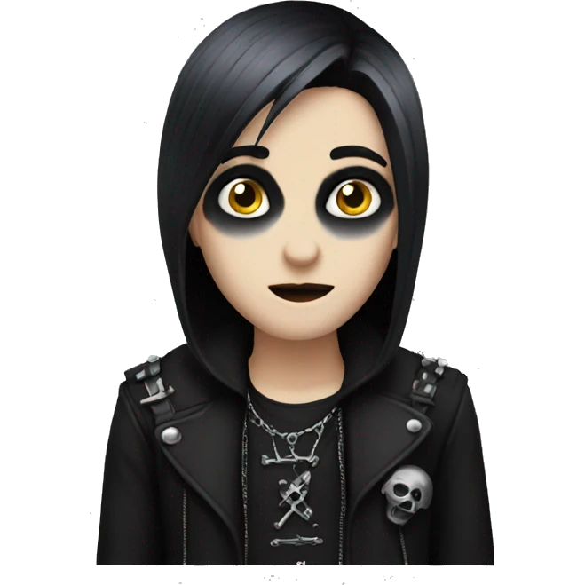 Goth emoji