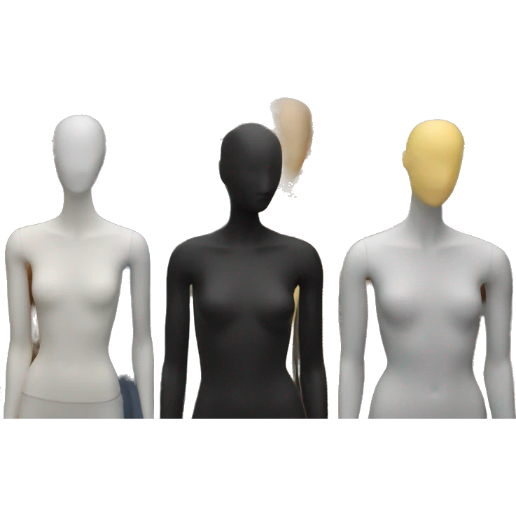 a crowd of mannequins emoji