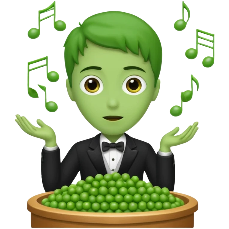 Conductor of peas emoji