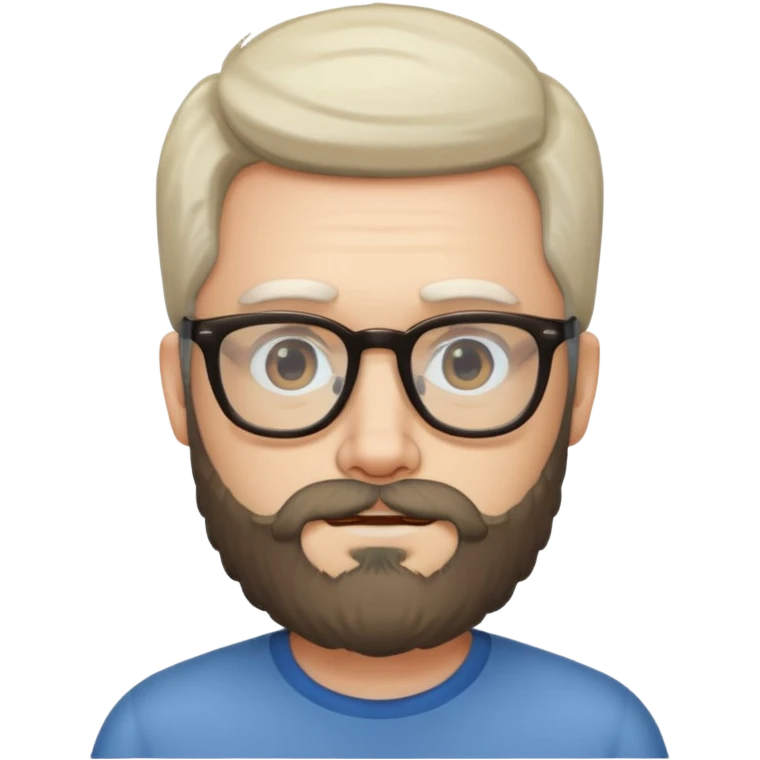 A leach with glasses and a beard  emoji