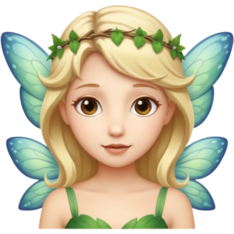 фея со светлыми волосами emoji